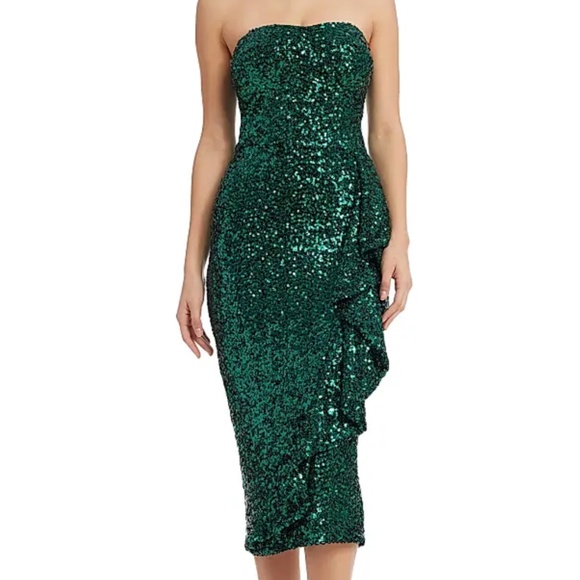Dress The Population - Alexis Sequin Midi Dress - Picture 1 of 15